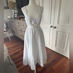 Banana Republic Classic White cotton sundress